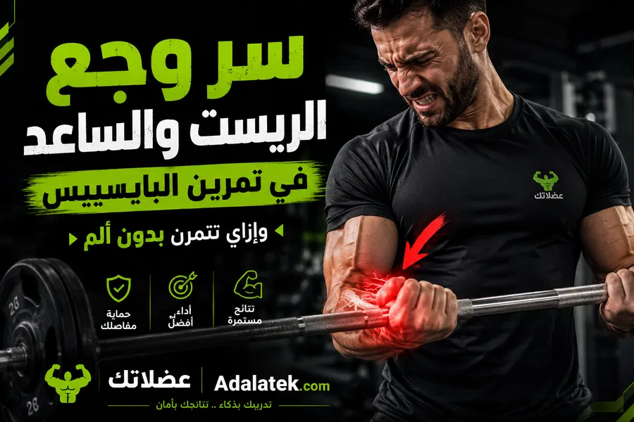 سر وجع الريست والساعد في تمرين البايسيبس.. وإزاي تتمرن بدون ألم
