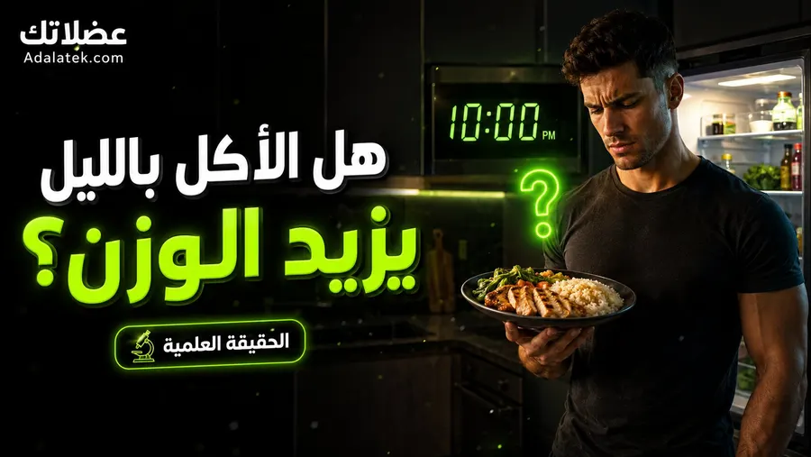 هل الأكل بالليل يزيد الوزن؟ الحقيقة العلمية