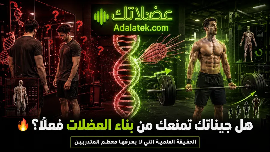 هل جيناتك تمنعك من بناء العضلات فعلًا؟ 🔥