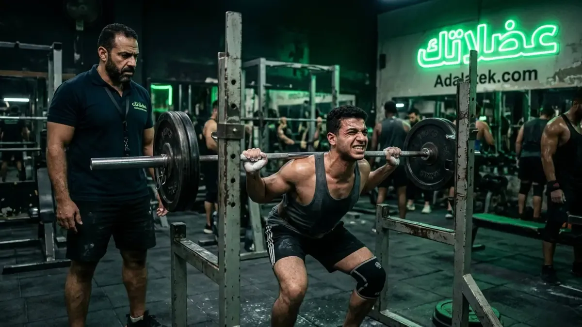 كل مرة بتدخل الجيم… ممكن تكون بتقرب لإصابة (لو بتعمل كدا)