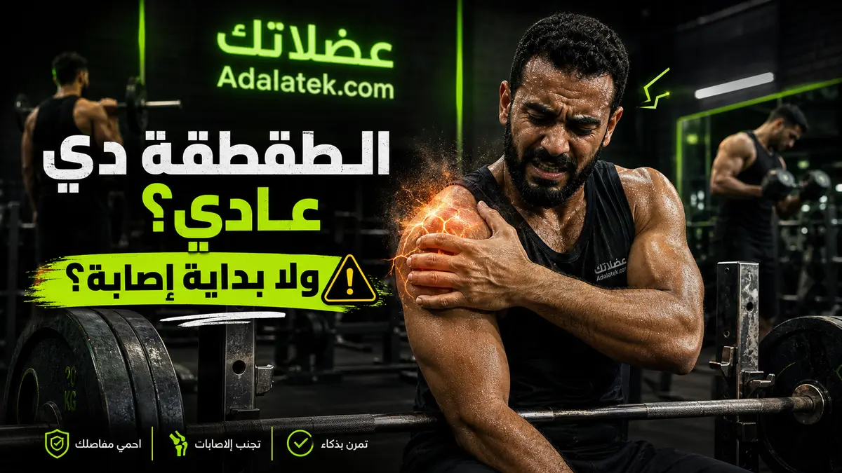 طقطقة المفاصل في الجيم : إمتى تطنش وإمتى تسيب الوزن من إيدك؟