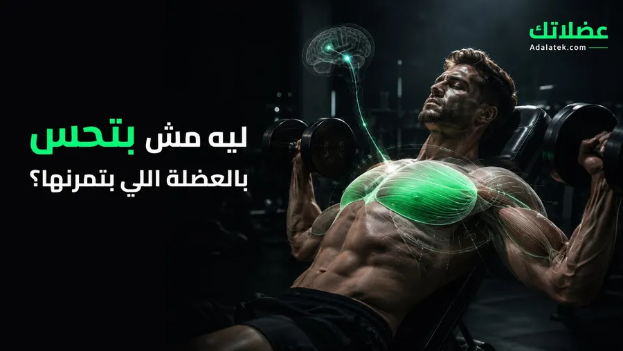 ليه مش بتحس بالعضلة اللي بتمرنها؟ وهل دي مشكلة؟