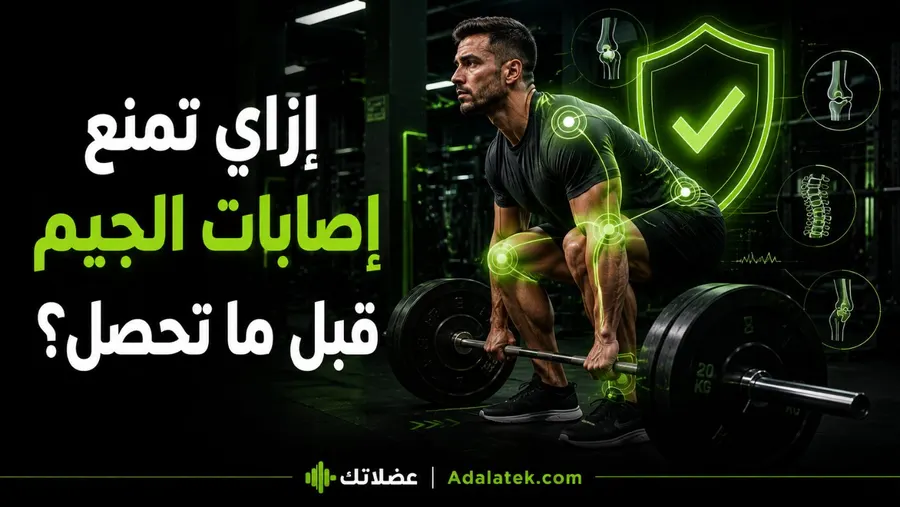 إزاي تمنع إصابات الجيم قبل ما تحصل؟ الاصابه مش صدفة