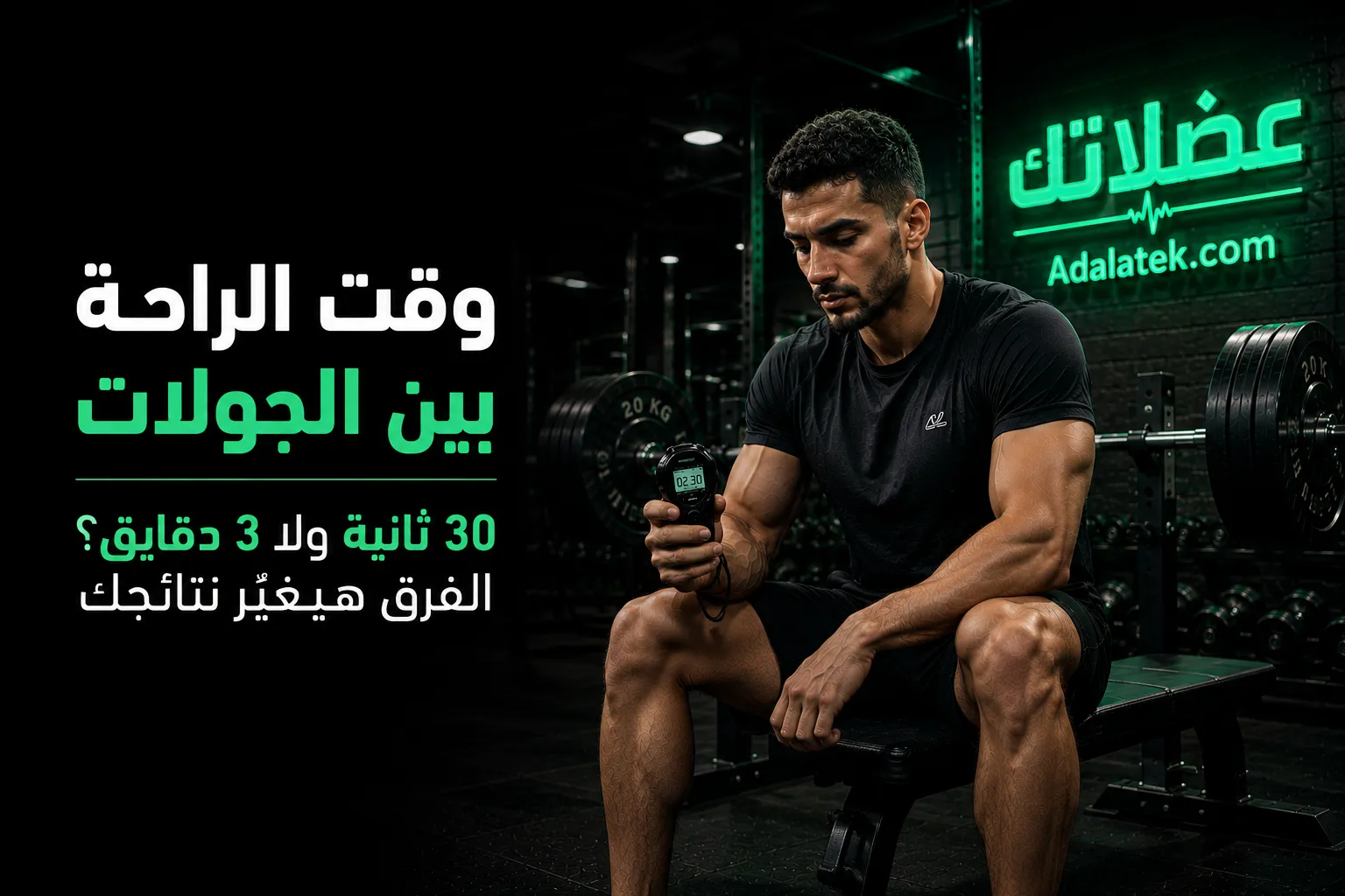 تريح قد إيه بين المجاميع؟ الدليل العلمي لفترات الراحة (Rest Periods)