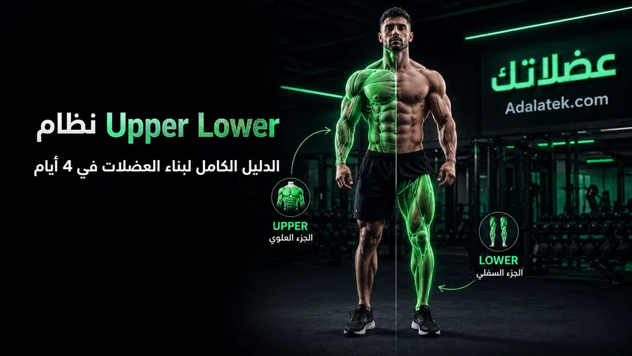 نظام Upper Lower: الدليل الكامل لبناء العضلات في 4 أيام