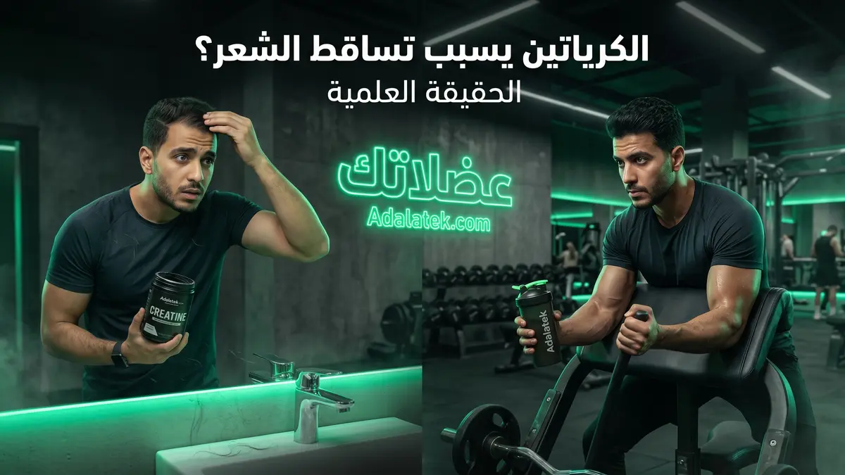 الكرياتين: هل يسبب تساقط الشعر؟ الحقيقة العلمية الكاملة  