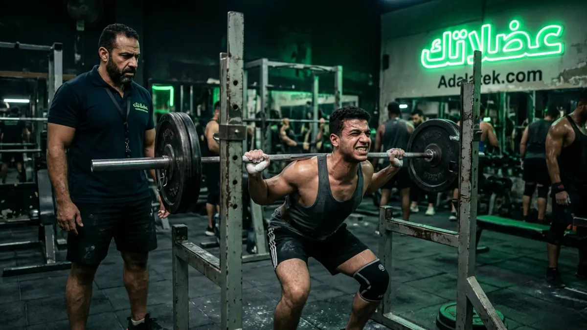 كل مرة بتدخل الجيم… ممكن تكون بتقرب لإصابة (لو بتعمل كدا)