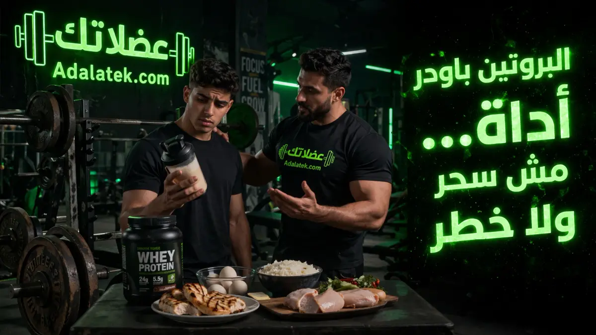 هل البروتين باودر مضر؟ الحقيقة العلمية الكاملة