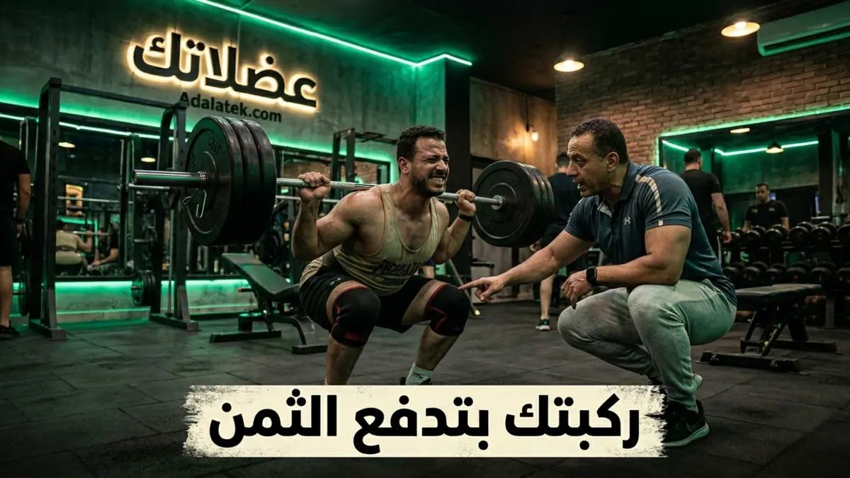 ركبتك بتوجعك في الجيم؟ السبب مش اللي انت فاكره