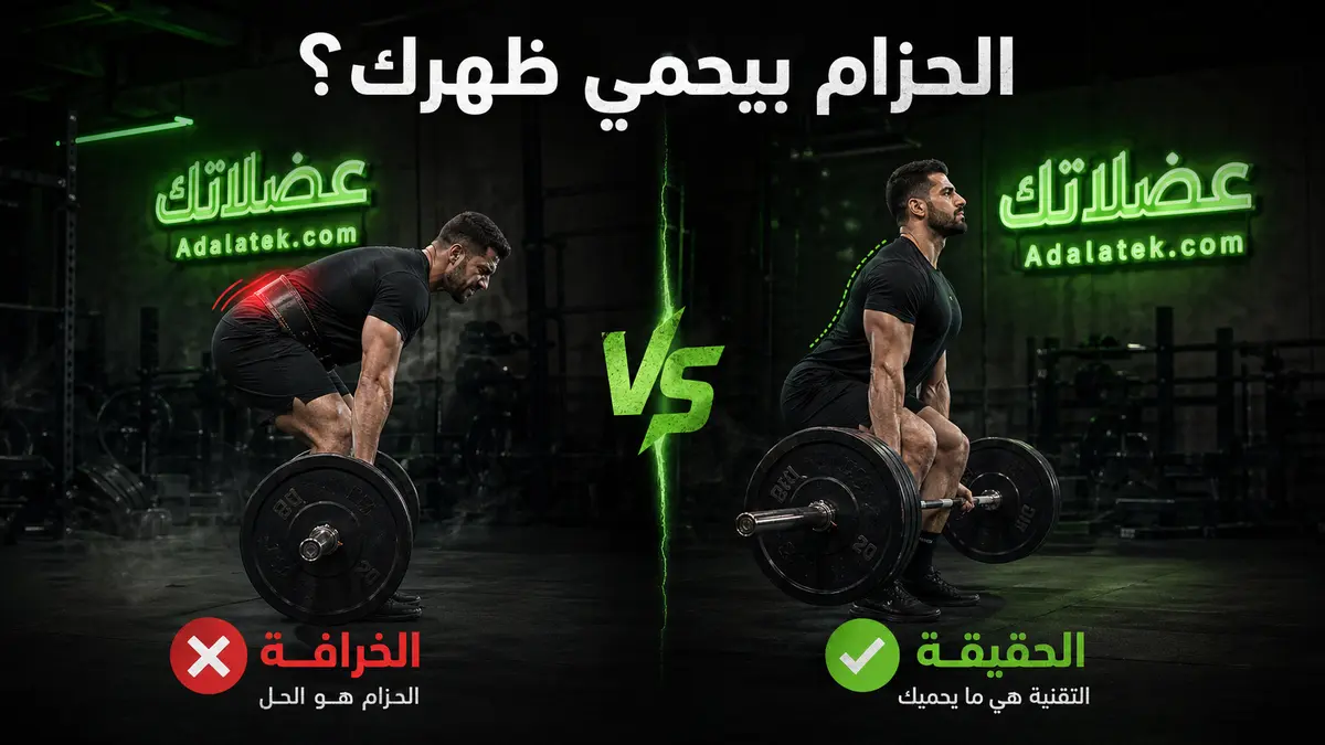 هل الأحزمة (Weight Belt) بتحمي ظهرك فعلًا؟ الدليل العلمي الكامل